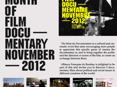 Mois du Documentaire Mumbai 2012